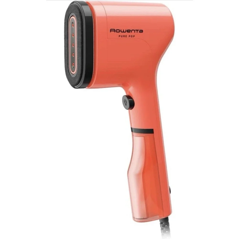 Rowenta Pure Pop Handheld Garment Fabric Steamer Red Lint & Velvet Pad 1150W